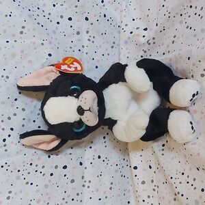 TINK the dog BEANIE BELLIES TY blue eyes